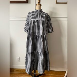 Everlane The Tiered Mockneck Dress